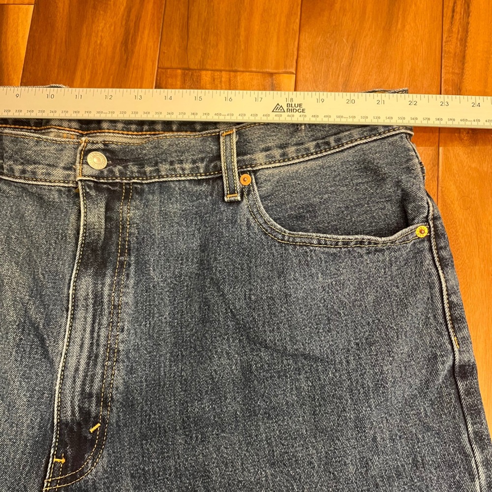Levi's 550 Relaxed Fit Jeans‎ Men 44x30 Blue Medium Wash Tapered Leg Denim - Picture 5 of 11